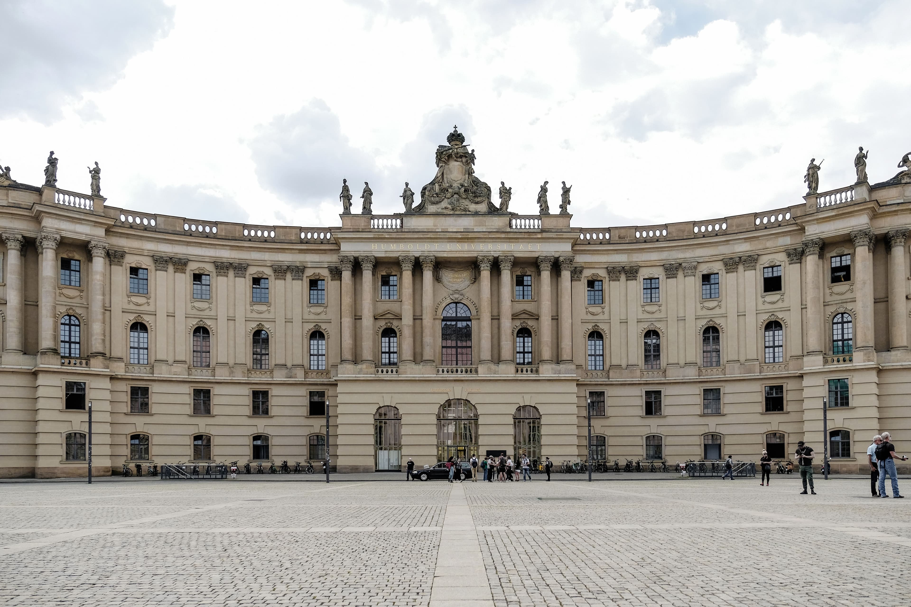 Humboldt University facade in Berlin