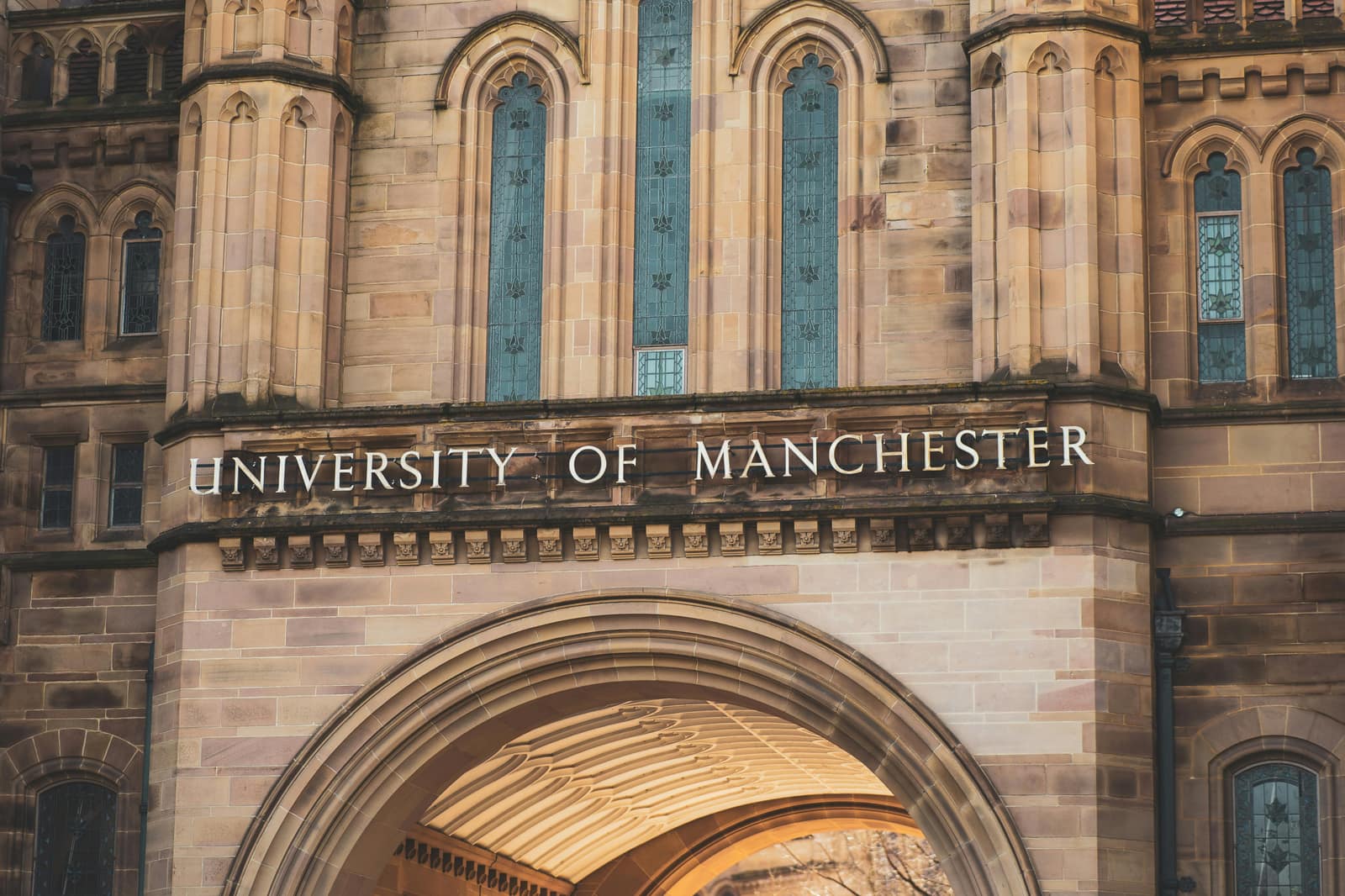 University of Manchester campus entrance